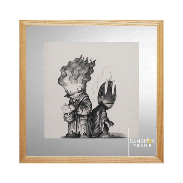 กรอบกระจก2ด้าน Double Clear Glass Frames